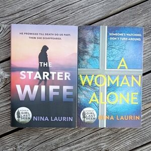 Nina Laurin Book Set - The Starter Wife & A Woman Alone